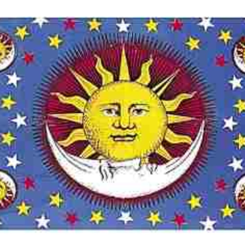 Sun, Moon, & Stars Hippie Tapestry Wall Hanging